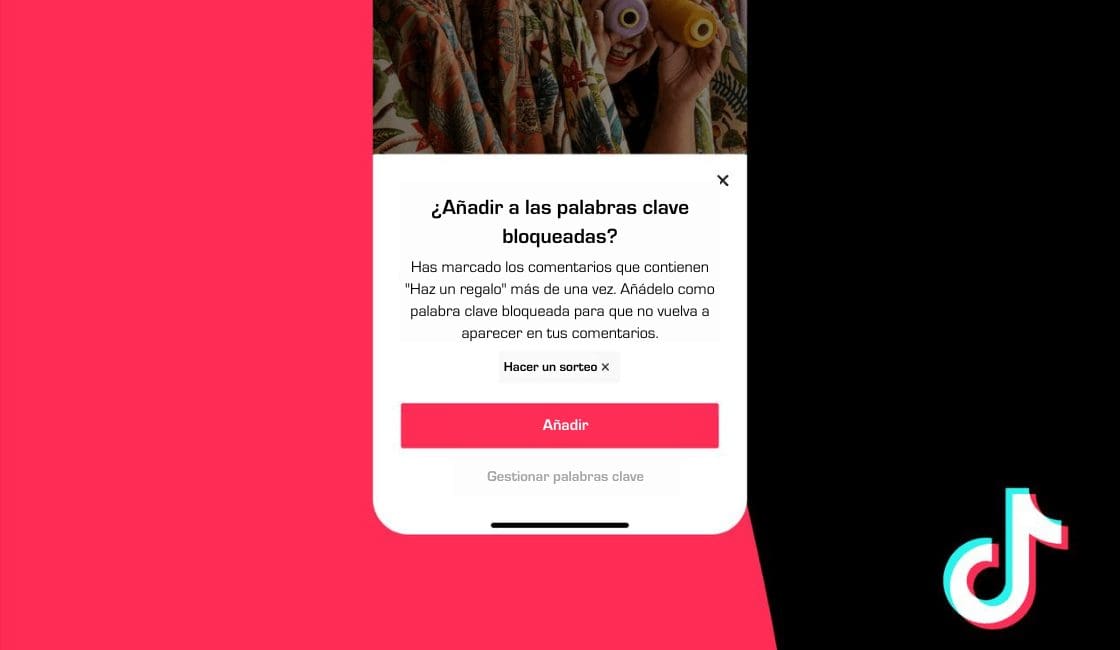 Las transmisiones en vivo de TikTok filtros palabras clave